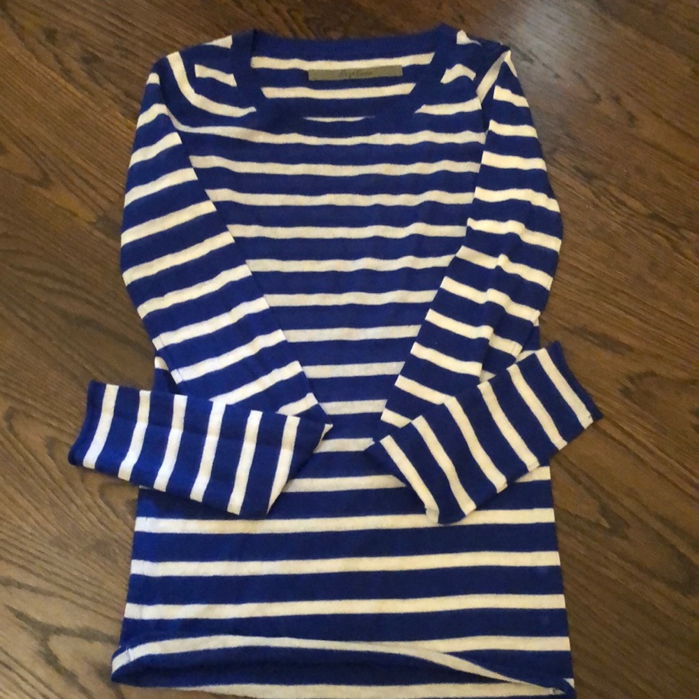 Enza Costa striped sweater size Small